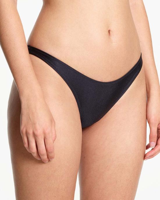  Yasmine Eslami 비키니 수영복 야스민 에슬라미 에바 로우 비키니 하의 블랙