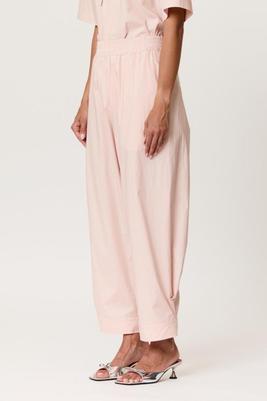  플랜씨 스트레이트 팬츠 플랜 C 파라슈트 팬츠 (사이드 디테일 포함, 베이비 핑크) - PLAN C