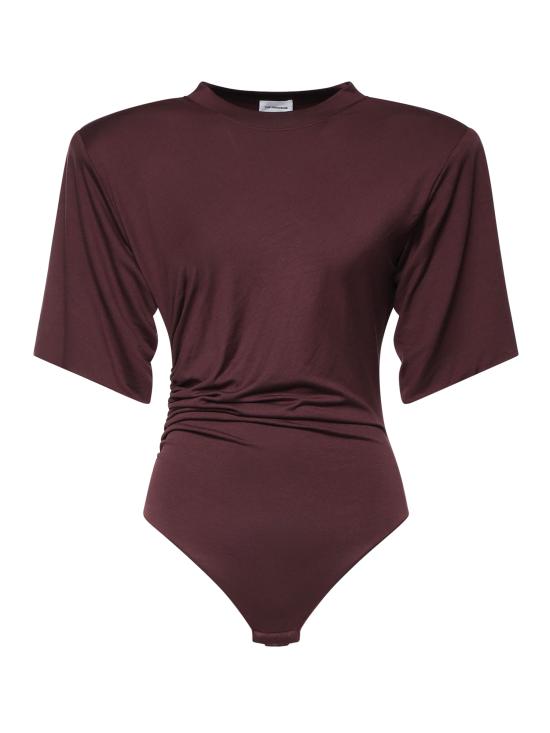 26SS 안다마네 바디수트 티셔츠 T190717A TJV053AUBERGINE