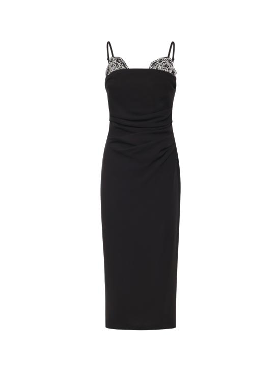 26SS 핑코 미디 원피스 106637 A31PZ99 Black