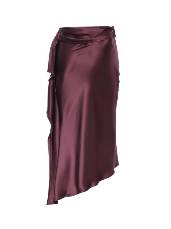 26SS 핑코 롱 스커트 106638 A1Y5R57 Bordeaux - PINKO