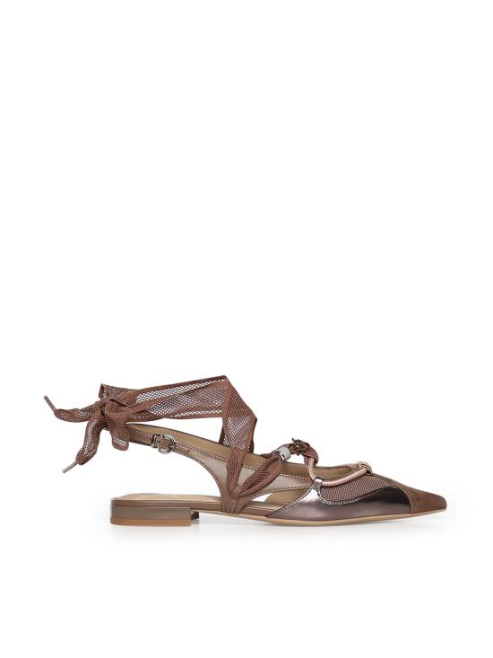 26SS 핑코 플랫 슈즈 SD0547 P003M28 DARK BROWN