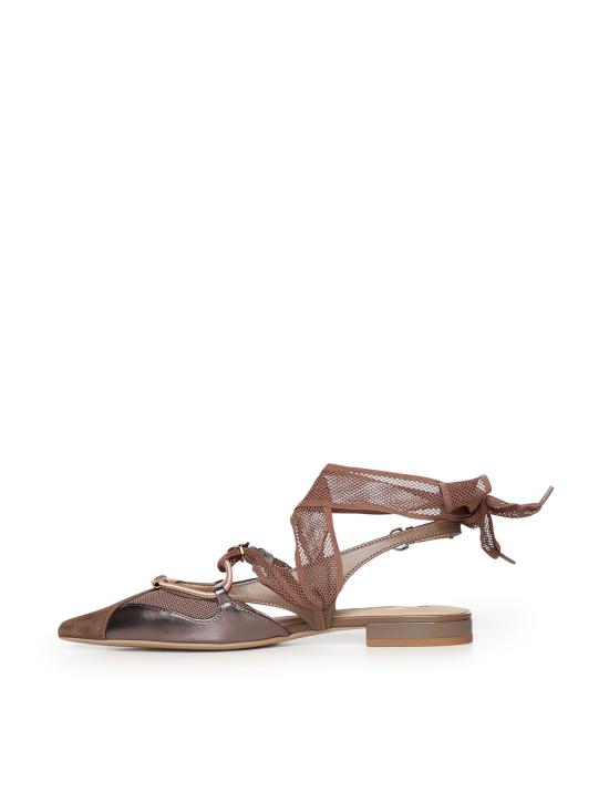 26SS 핑코 플랫 슈즈 SD0547 P003M28 DARK BROWN - PINKO