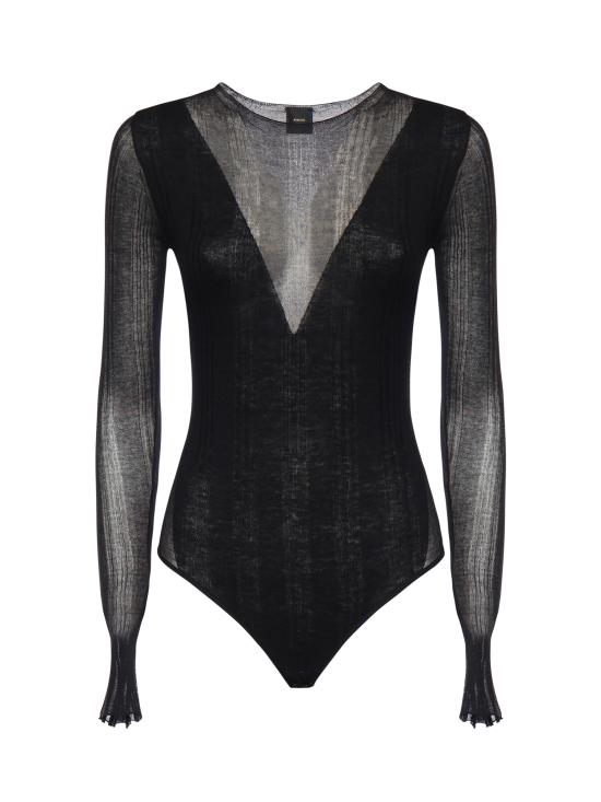 26SS 핑코 바디수트 티셔츠 106320 A34BZ99 Black