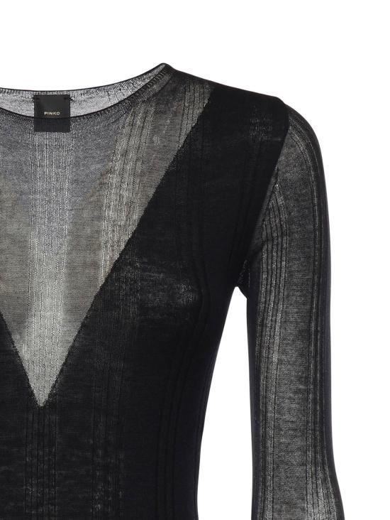 26SS 핑코 바디수트 티셔츠 106320 A34BZ99 Black - PINKO