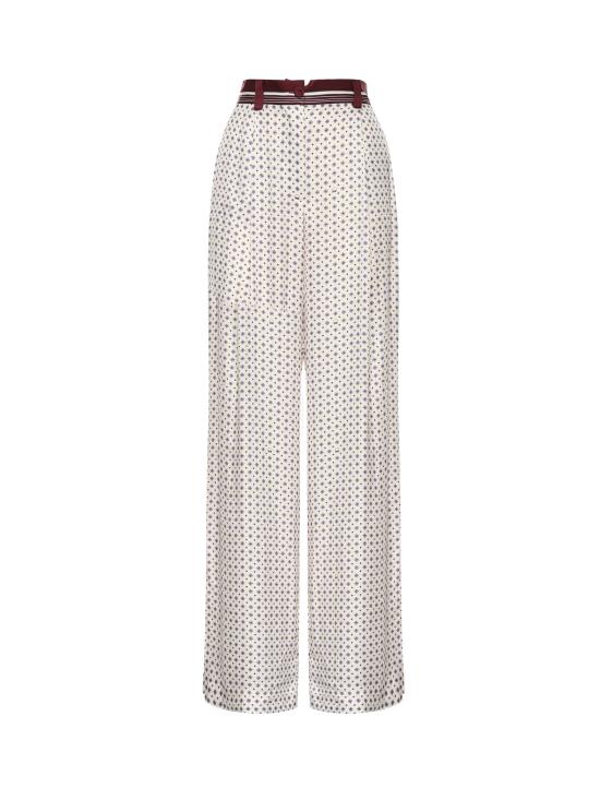 26SS 핑코 팔라초 팬츠 106203 A31KBBA Multicolor White Bordeaux Ligh