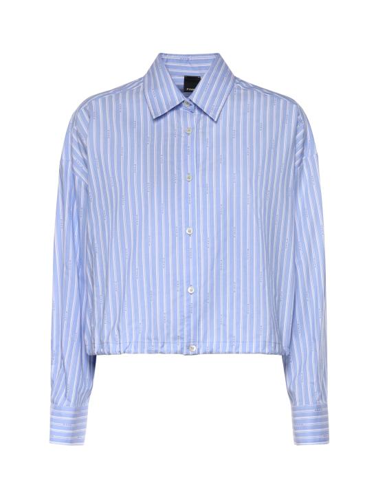 26SS 핑코 셔츠 106249 A36JEZB LIGHT BLUE WHITE