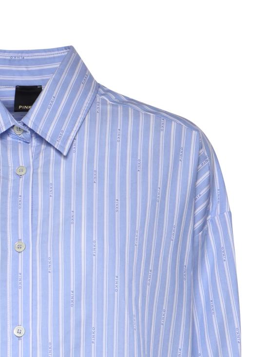 26SS 핑코 셔츠 106249 A36JEZB LIGHT BLUE WHITE - PINKO