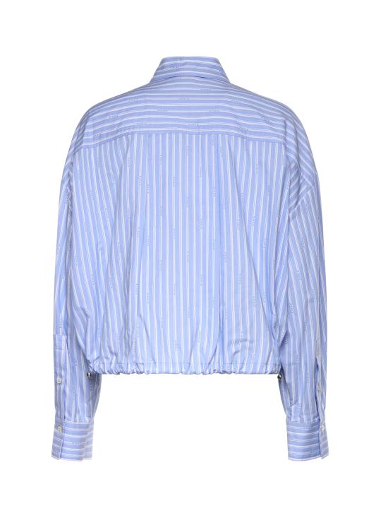 26SS 핑코 셔츠 106249 A36JEZB LIGHT BLUE WHITE - PINKO