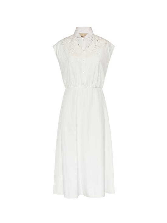 25FW 발렌티노 가라바니 미디 원피스 8B3VAJR5 9VN0BO White