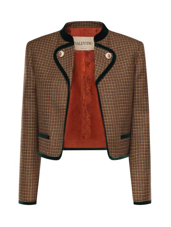 25FW 발렌티노 가라바니 수트 자켓 8B3CE5C0 A0KD8Q GIALLO MARRONE BEIGE NERO