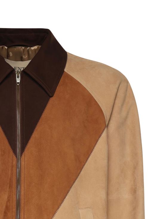 25FW 발렌티노 가라바니 코트 8V3NB00V B8JD8X NATURAL RAFIA CRAYON DEEP MOCA - VALENTINO GARAVANI