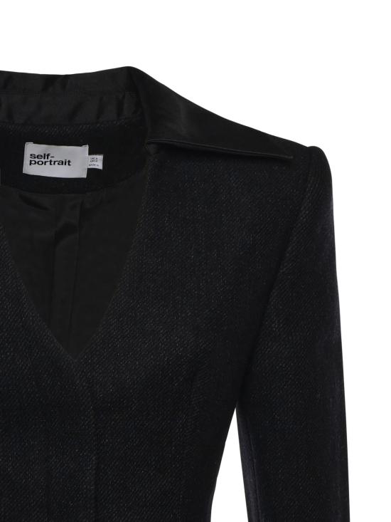 26SS 셀프 포트레이트 숏 원피스 RS26041S B Black - SELF PORTRAIT