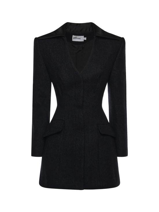 26SS 셀프 포트레이트 숏 원피스 RS26041S B Black