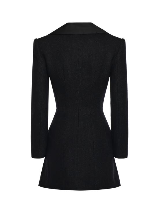 26SS 셀프 포트레이트 숏 원피스 RS26041S B Black - SELF PORTRAIT