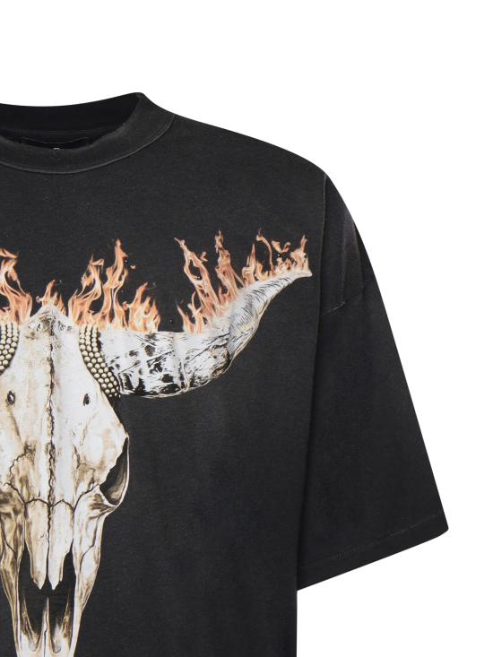 26SS 리프레젠트 반팔 티셔츠 MLM100592 04 STAINED BLACK - REPRESENT