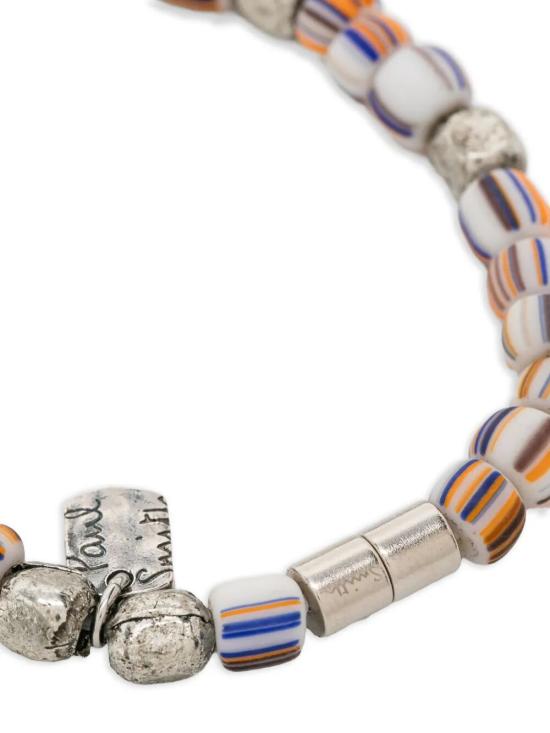 26SS 폴 스미스 브레이슬릿 M1A BRAC PSTRIP 01 WHITE - PAUL SMITH