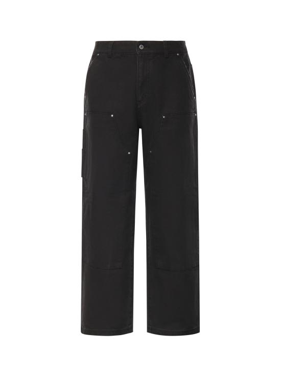 26SS 리프레젠트 스트레이트 팬츠 MLM100479 01 Washed Black