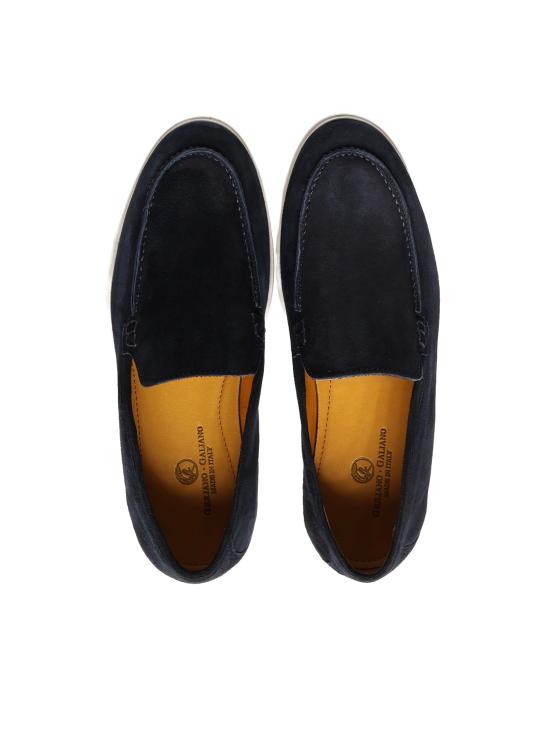 25FW 줄리아노 갈리아노 로퍼 LUXE CAMOSCIOBLU Blue - GIULIANO GALIANO