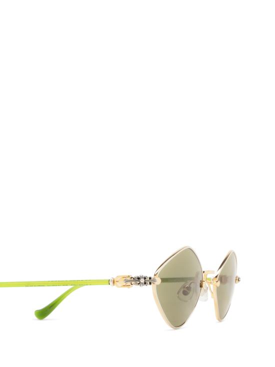 26FW 크롬하츠 선글라스 DIAMOND DOG SS GP DOLV SHINY SILVER GOLD PLATED - CHROME HEARTS