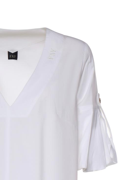 26SS 페이 미디 원피스 N8WE252601SZDH B001 White - FAY