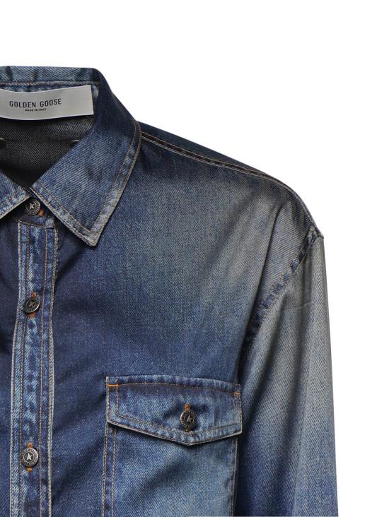 26SS 골든구스 셔츠 GWP02525 P00240650100 Blue - GOLDEN GOOSE