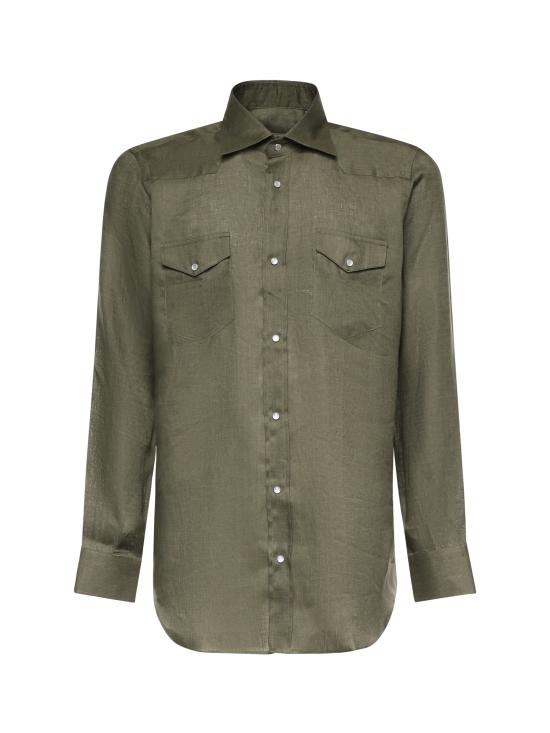 26SS 사르토리오 셔츠 SCC0001SH46420900B MILITARY GREEN