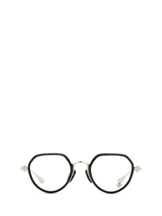 26FW 크롬하츠 안경 MUNT BK SS BLACK SHINY SILVER