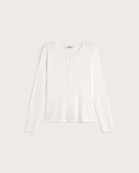  띵킹 뮤 가디건 씽킹 무 마농 카디건 화이트 - THINKING MU