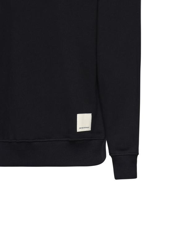 26SS 엠포리오 아르마니 후드 티셔츠 8N1MM2 1JFHZ09Q3 Black - EMPORIO ARMANI