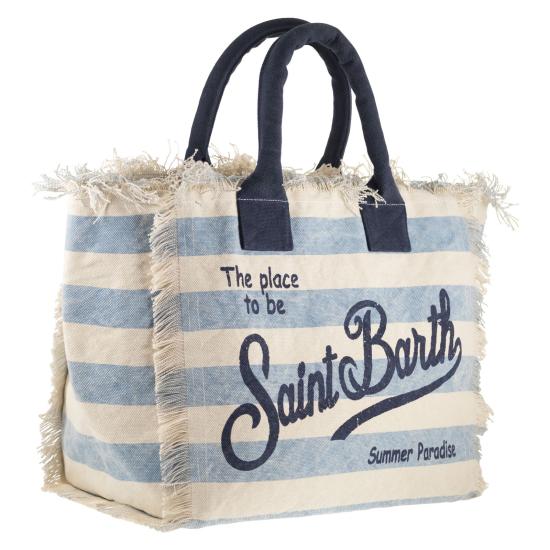 26SS 세인트바쓰 숄더백 VANI001 WHITE LIGHT BLUE - MC2 SAINT BARTH