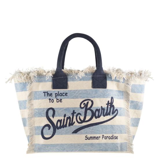 26SS 세인트바쓰 숄더백 VANI001 WHITE LIGHT BLUE - MC2 SAINT BARTH