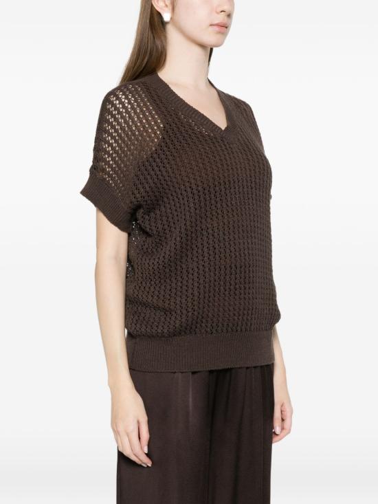 26SS 안네클레르 베스트 D1509 317912 Brown - ANNECLAIRE