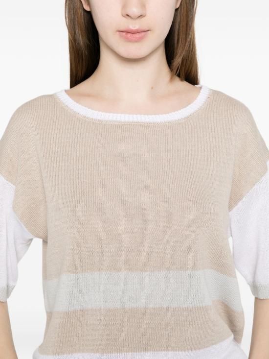 26SS 안네클레르 반팔 티셔츠 D1516 317151 White - ANNECLAIRE