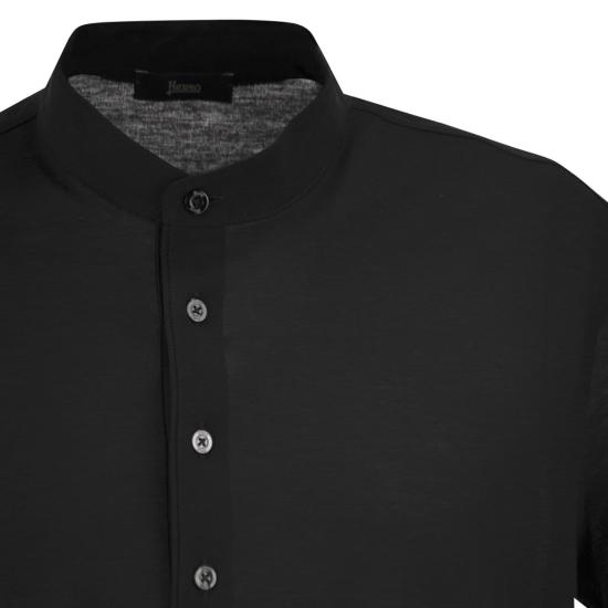 26SS 에르노 폴로 티셔츠 JPL00143U BLACK - HERNO