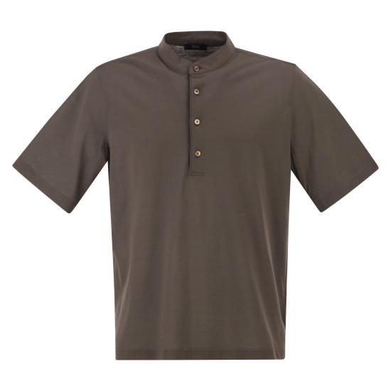 26SS 에르노 폴로 티셔츠 JPL00143U BROWN