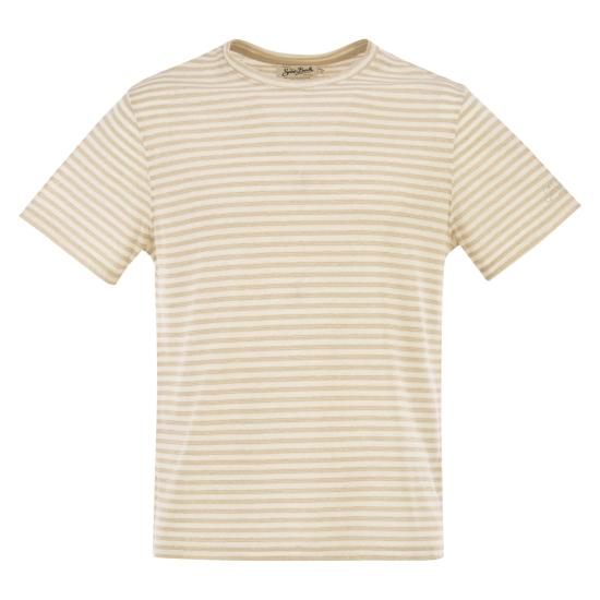 26SS 세인트바쓰 폴로 티셔츠 DOV0010 BEIGE WHITE