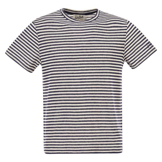 26SS 세인트바쓰 폴로 티셔츠 DOV0010 BLUE WHITE