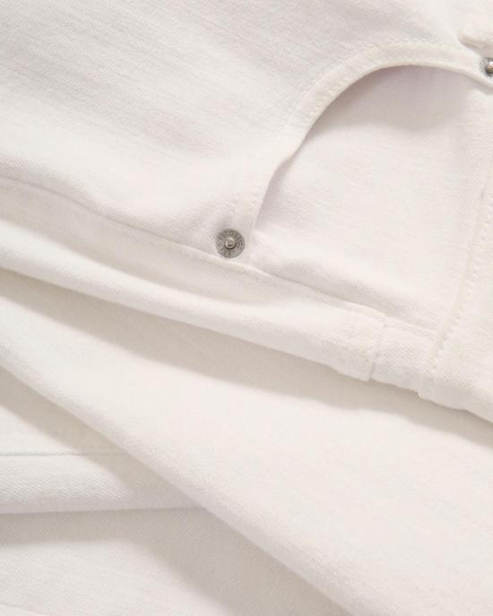  베로니카비어드 데님 팬츠 베로니카 비어드 크로스비 슬림 와이드 레그 진 화이트 - VERONICA BEARD