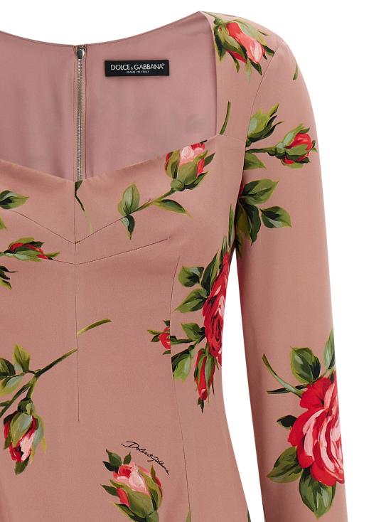 26SS 돌체앤가바나 미디 원피스 F612TTFSA8QHF5ZN - DOLCE & GABBANA