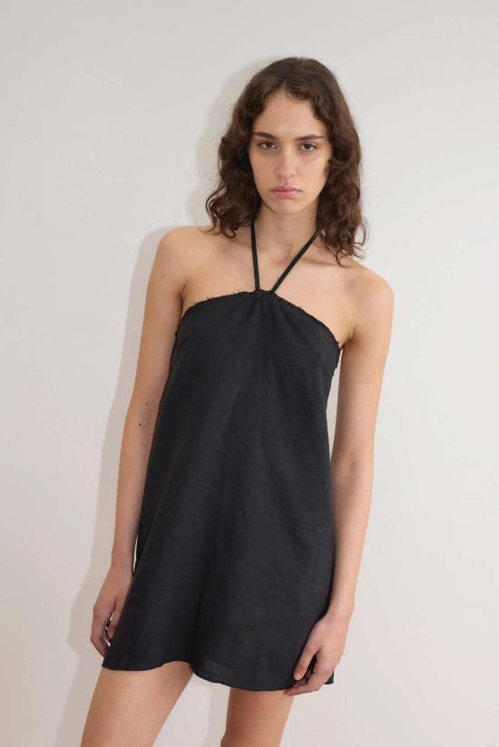  데이지 스튜디오 원피스 Deiji Studios 크로스오버 드레스 블랙 - DEIJI STUDIO