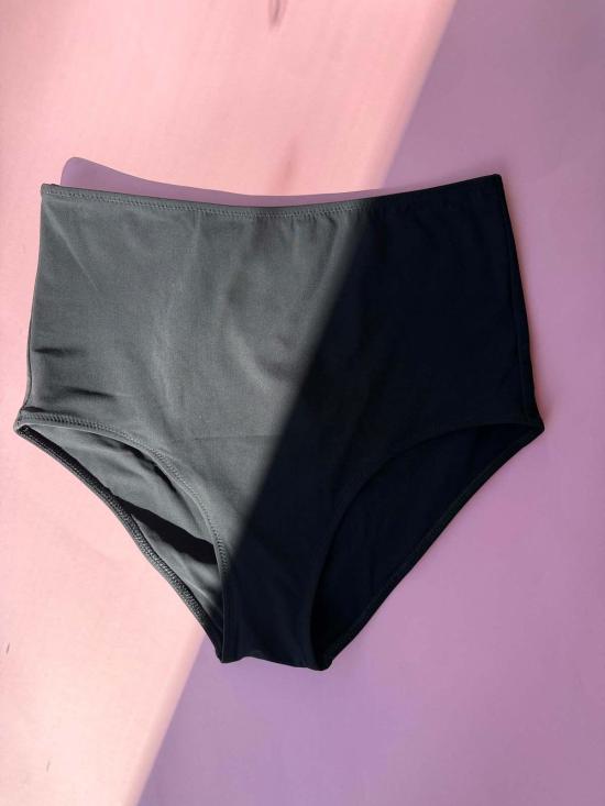  아락스 비키니 수영복 말로리 하이웨이스트 비키니 하의 블랙