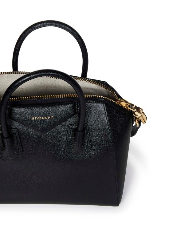  지방시 그레인드 레더 스몰 안티고나 백 BB50TPB20R 001 Black - GIVENCHY