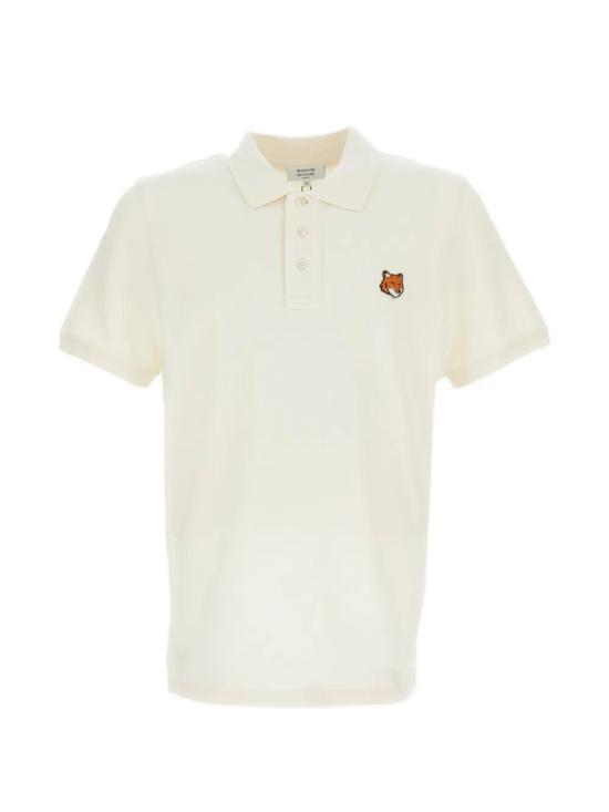 26SS 메종키츠네 폭스 헤드 레귤러 폴로 티셔츠 PM00209KP0002 0063 NOBLE BEIGE