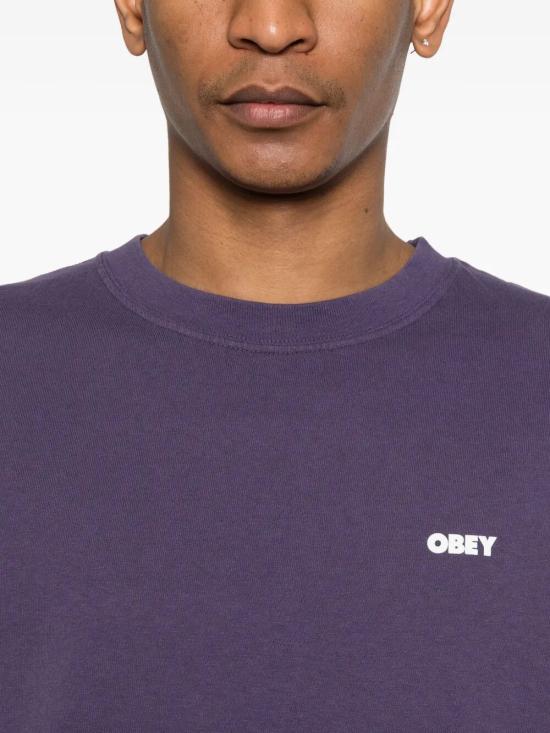 26SS 오베이 반팔 티셔츠 167924099 PUV PIGMENT PURPLE VELVET - OBEY