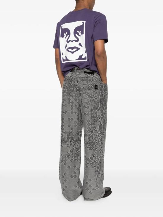 26SS 오베이 반팔 티셔츠 167924099 PUV PIGMENT PURPLE VELVET - OBEY