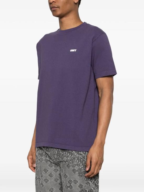 26SS 오베이 반팔 티셔츠 167924099 PUV PIGMENT PURPLE VELVET - OBEY