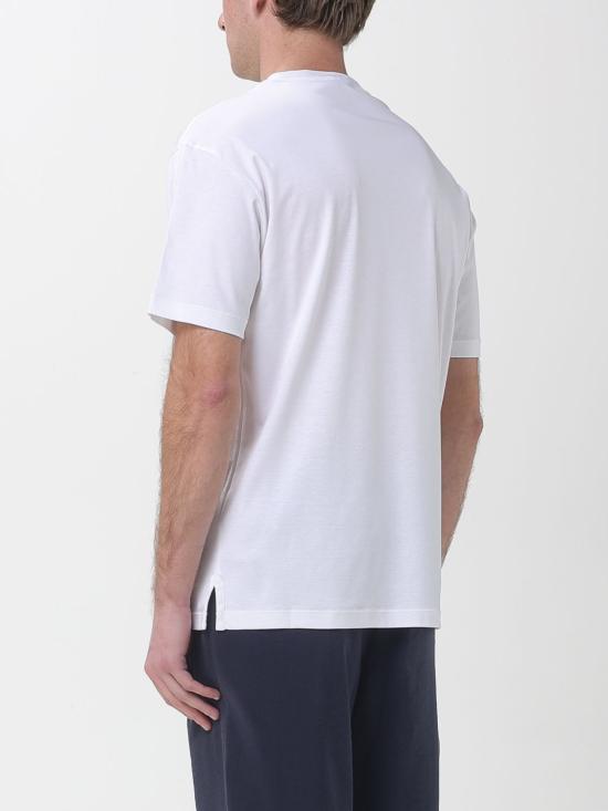 26SS 조르지오 아르마니 반팔 티셔츠 GM001085TE10629 U0002 White - GIORGIO ARMANI