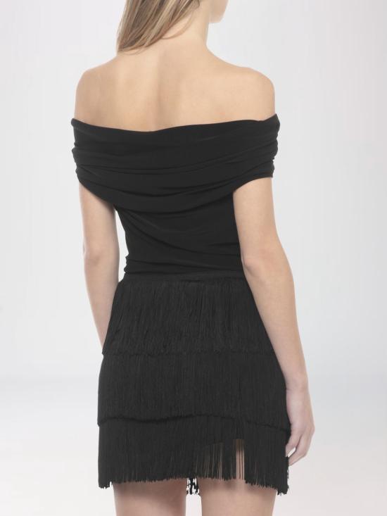 26SS 노마카말리 탑 KK126BPLT50 001 Black - NORMA KAMALI