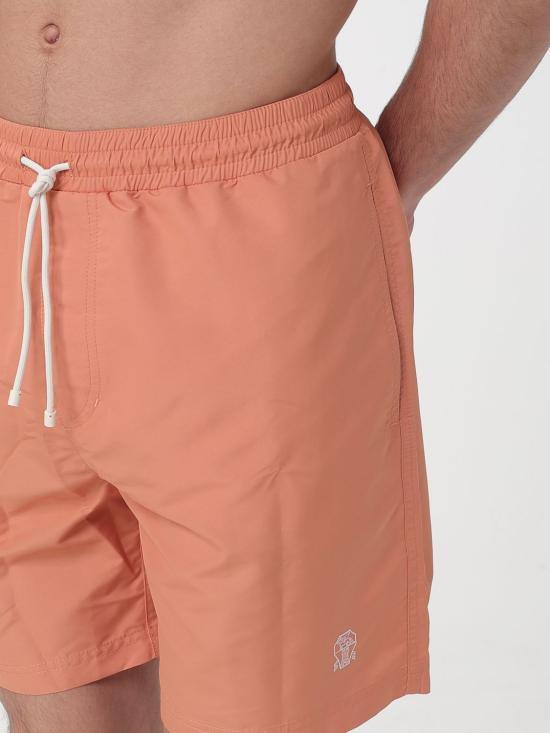 26SS 브루넬로 쿠치넬리 로고 스윔 팬츠 MW817043 CZN57 Orange - BRUNELLO CUCINELLI